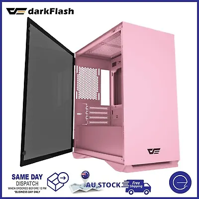 $69.99 • Buy DarkFlash Gaming PC Computer Case Tempered Glass Micro-ATX Tower For 330mm GPU