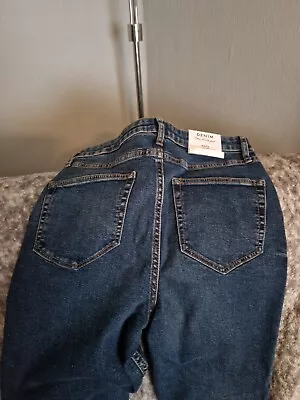 Miss Selfridge Skinny Jeans Size10 Regular Blue Denim  • £5
