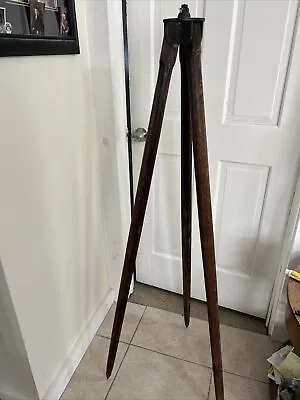 Vintage Transit Wood Legs Surveying Tripod • $150