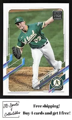 2021 Topps Mike Minor #329 Oakland Athletics • $1.49