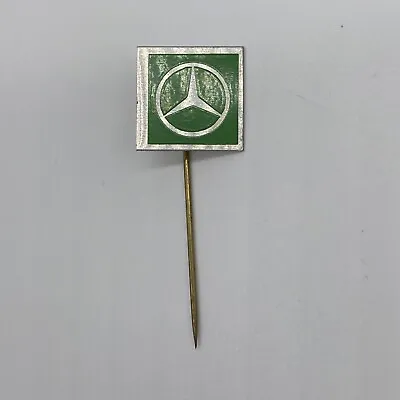 Vintage Mercedes Benz Logo Emblem Metal Automotive Lapel Hat Stick Pin • $6