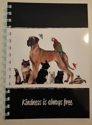 $14.95 • Buy 2023 Year Diary Animals ' Kindness Is Always Free' Quote A5
