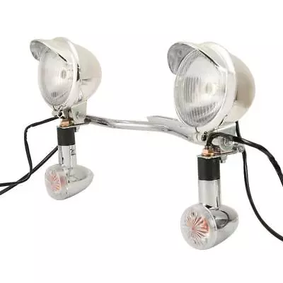 Passing Light Bar Spot Turn Signals For Yamaha V Star XVS 250 650 950 1100 1300 • $69.99