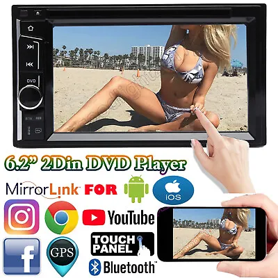 For Ford F-150/250/350 2DIN Car Stereo DVD CD Radio Bluetooth Mirrorlink For GPS • $82.30
