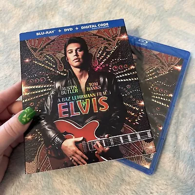 Elvis (BLURAY + DVD + DIGITAL 2022) BRAND NEW FACTORY SEALED W/SLIPCASE • $13.65