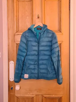 Mountain Warehouse Womens Padded Hooded Jacket  Size 12 Teal • £7.99
