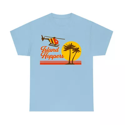 Island Hoppers Magnum PI Men's Light Blue T-Shirt Size S To 5XL • $20.24