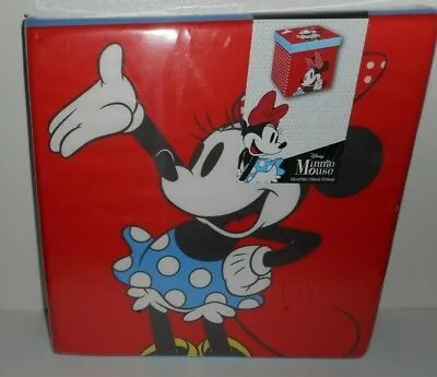 Disney Minnie Mouse Collapsible Storage Ottoman Brand New Red 15  • $35.99