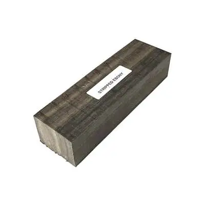 Macassar Ebony/Striped Ebony Turning Spindle Carving Block 1-1/2  X 1-1/2  X 6  • $20.78