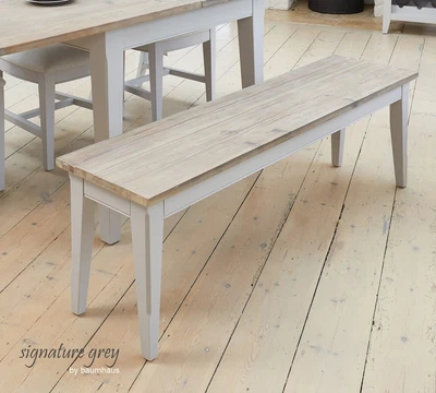 £2.20 • Buy Baumhaus SIGNATURE GREY 150cm Long Dining Bench (CFF03B) SRP £299