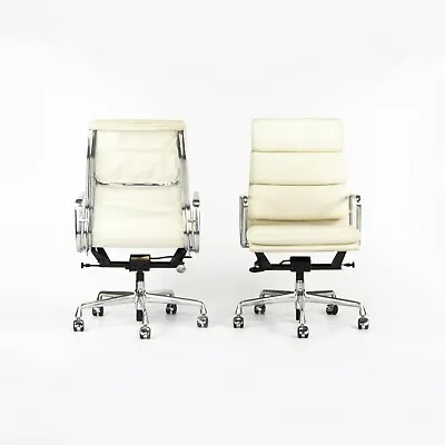 £1722.09 • Buy 2011 Herman Miller Eames Aluminum Group Executive Soft Pad Desk Chair Ivory 12+