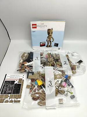 LEGO Marvel 76217 I Am Groot Set Baby Groot Buildable Toy /840 • £37.90