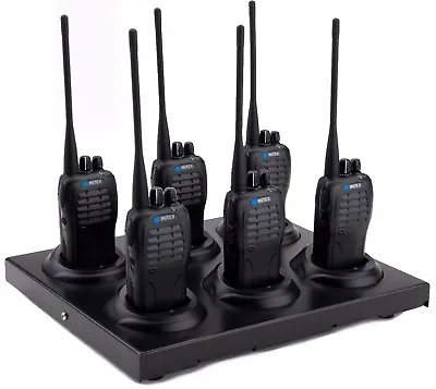 Mitex Security Six Pack Uhf Licensed Handheld Two Way Radio With 6 Bay Charger • £735