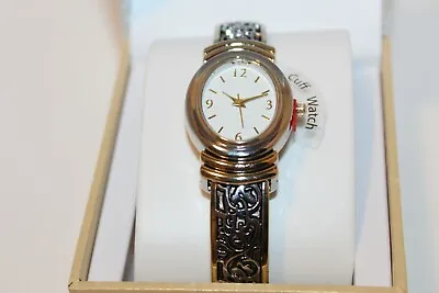 Charter Club Women's Oval Two-tone Cuff Bracelet Watch 28mm100097209BX NEW $39  • $14.99