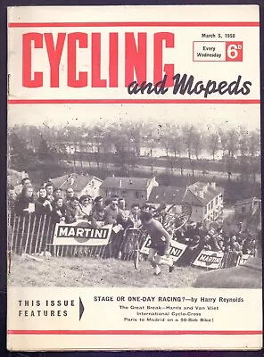 Vintage Cycling And Mopeds International Cyclo-Cross 5th March 1958  (MD) • £4.50