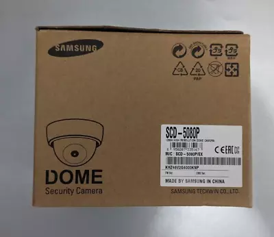 Samsung Scd-5080p  Cctv Dome Security Camera 1280h Day/night Varifocal • £49.99