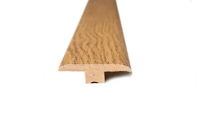 Louisiana Oak MDF Laminate Wood Flooring Threshold Door Trim T Bar Profile • £39.99