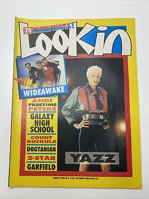 YAZZ - LOOK IN MAGAZINE - 5th Nov 1988 - No. 45 -  INCLUDING CENTRE POSTER • £12.99
