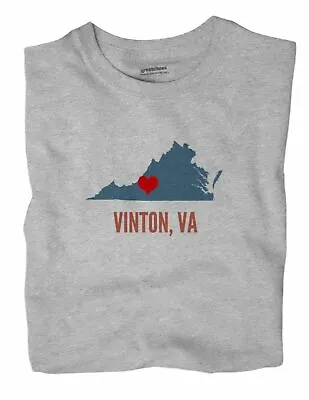 Vinton Virginia VA T-Shirt HEART • $18.99