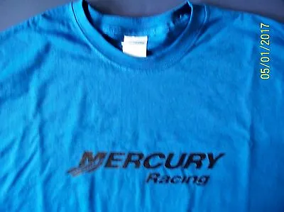 Mercury Racing Screen Printed Royal T-Shirt 100% Heavy Cotton Pre Shrunk  • $16.99
