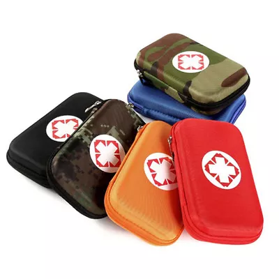 £4.20 • Buy Small Medicine Storage Bag Home Outdoor First Aid Medical Kit Survival Box