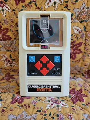 Mattel Classic Basketball Electronic Handheld Game 2003 Tested Working • $14.99