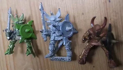 3X Classic Metal  Chaos Warriors - Citadel Warhammer Fantasy GW Vintage • $12.37