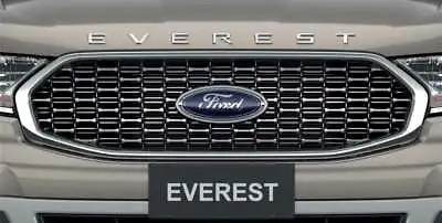 2021 FORD EVEREST Chrome Front Grille Honey Comb W/ Silver HOOD Alphabet Genuine • $369.99