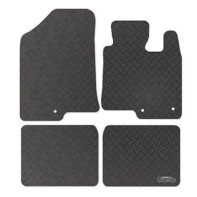 Carsio Rubber Tailored Car Floor Mats For Hyundai I40 2012 To 2019 • £21.99