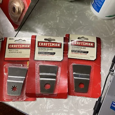 3 Packs Genuine Craftsman 2  SCRAPER BLADES Multi-Tools 67652 (6 Blades) • $11.95