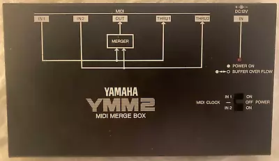 YAMAHA YMM2 MIDI MERGE BOX (Power Cable Not Included) • $40