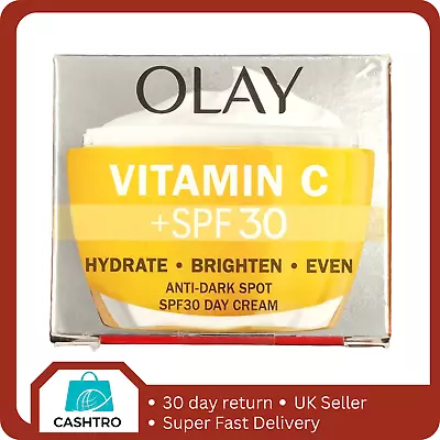 Olay Vitamin C + SPF 30 Day Gel Face Cream - 50ml (Brand New) • £12.99