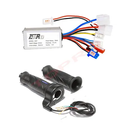 24V 250W Brush Motor Speed Controller + Throttle For Scooter Electric Bike Razor • $24.57