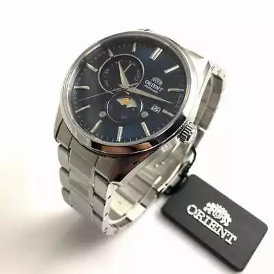 Men's Orient Multifunction Day Date Sun Moon Automatic Watch RA-AK0308L10B • $238.50