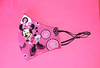 Minnie Mouse Face Mask For Kids Disney Facemask Cotton Mask Mascarilla Minnie • $12.50
