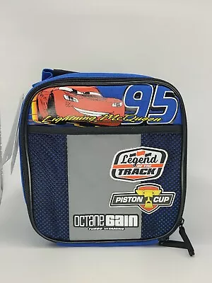 Disney Pixar CARS Black Insulated Lunch Box Bag Lightning McQueen  • $16.99