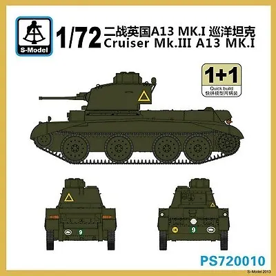 $11.58 • Buy S-Model PS720010 1/72 Crusader Mk.III A13 MK.I