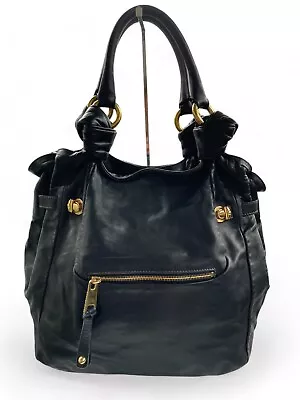 Marc Jacobs Cabas Black Leather Handbag • $199.20