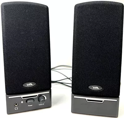 Wired Desktop Computer Speakers - Cyber Acoustics CA2014 • $6.74