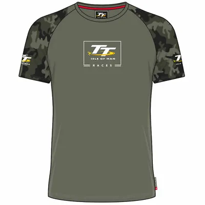 £24.99 • Buy  Official  Isle Of Man TT Races Custom Army T Shirt - 19ACTS7