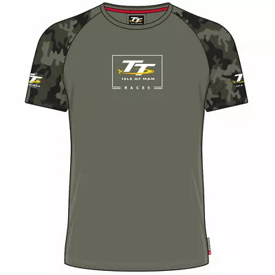 £24.99 • Buy  Official  Isle Of Man TT Races Custom Army T Shirt - 19ACTS7