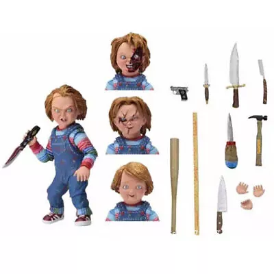 NECA Chucky Good Guy Doll Child's Play Ultimate Action FigureToy Kids Xmas GiftЙ • $36.72
