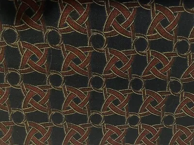 Art Institute Of Chicago Black Wool Double Fold Celtic Design Scarf Gouda • $35