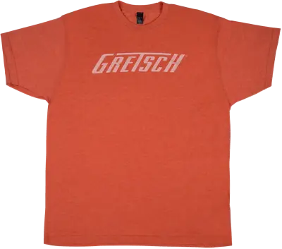 Gretsch Guitars Logo Men's T-Shirt Gift Heather Orange XL (EXTRA LARGE) • $29.99