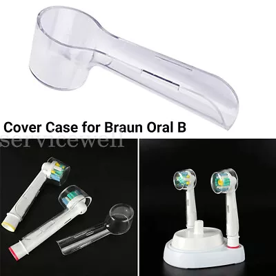 4X Travel Electric Toothbrush Head Protective Cover Case Cap For Oral B • $7.28