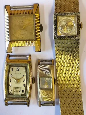 Milus & Other 3 Piece Mix Lot Winding Women's Swiss Not Working Parts Purpose  • $80.10