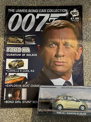 James Bond Car Collection - #60: FORD KA - (quantum Of Solace) • £6.99