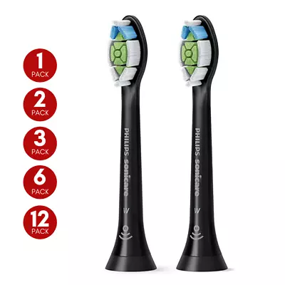 $11.99 • Buy Philips Sonicare Electric Toothbrush Replacement Heads Dental Oral Care Black
