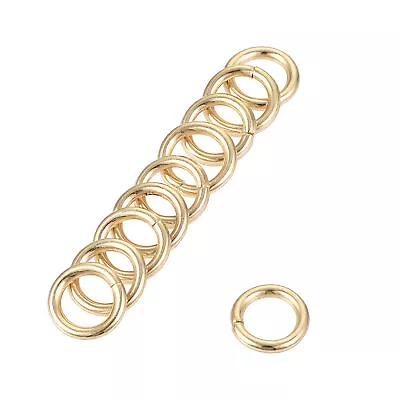 5mm Metal O Rings Non-Welded For Straps Bags Belts DIY Gold Tone 20pcs • $8.86