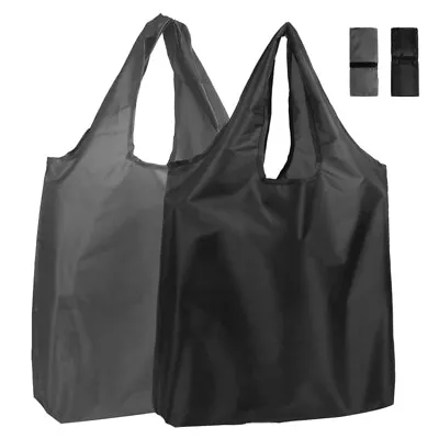 Reusable Shopping Bags Grocery Bags With Elastic Large Capacity Foldable • $32.60